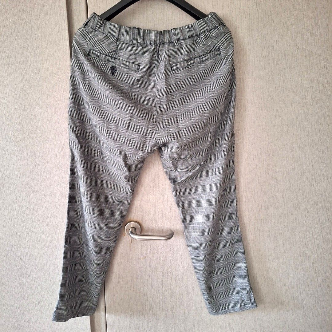 Checked smart joggers store