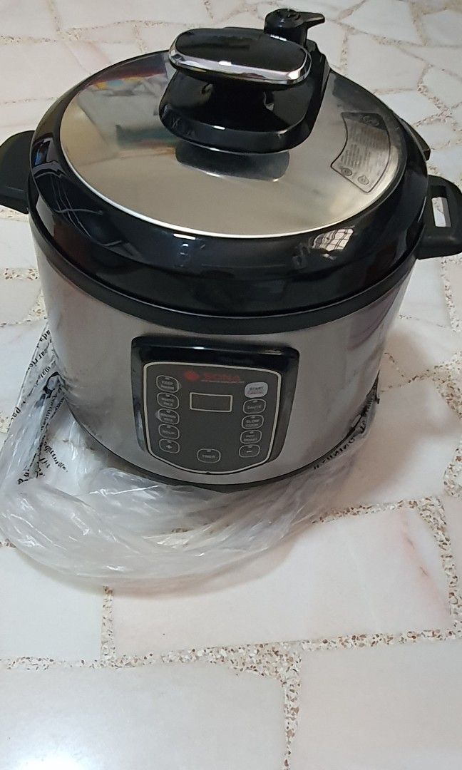 Sona electric pressure cooker Model SPC2501, TV & Home Appliances