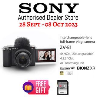 Sony ZV-E1 Camera body | ZVE1 28-60mm lens kit