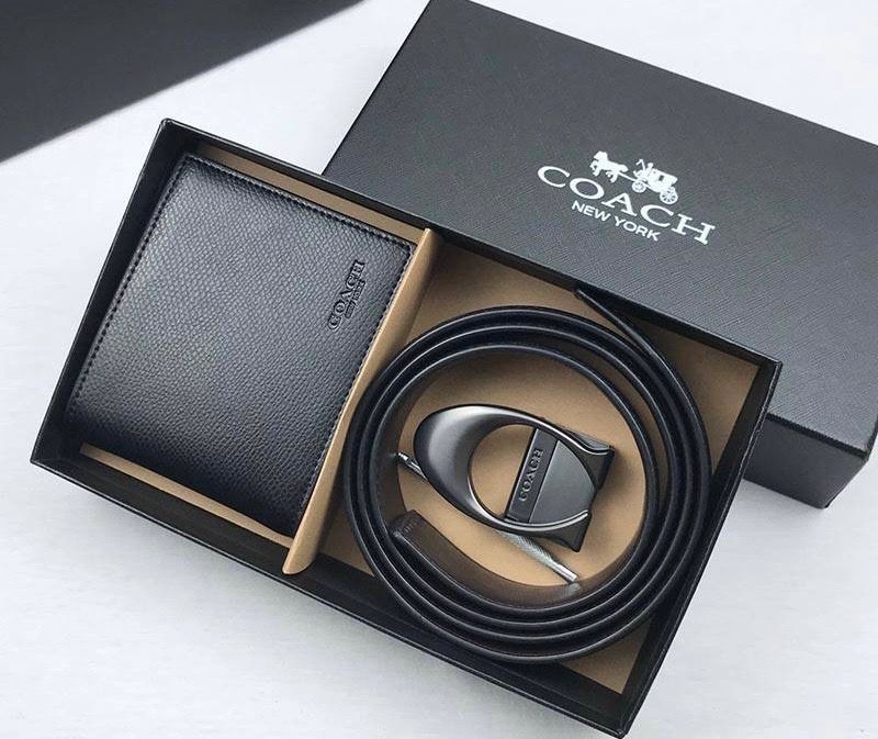 Coach wallet mens sale discount