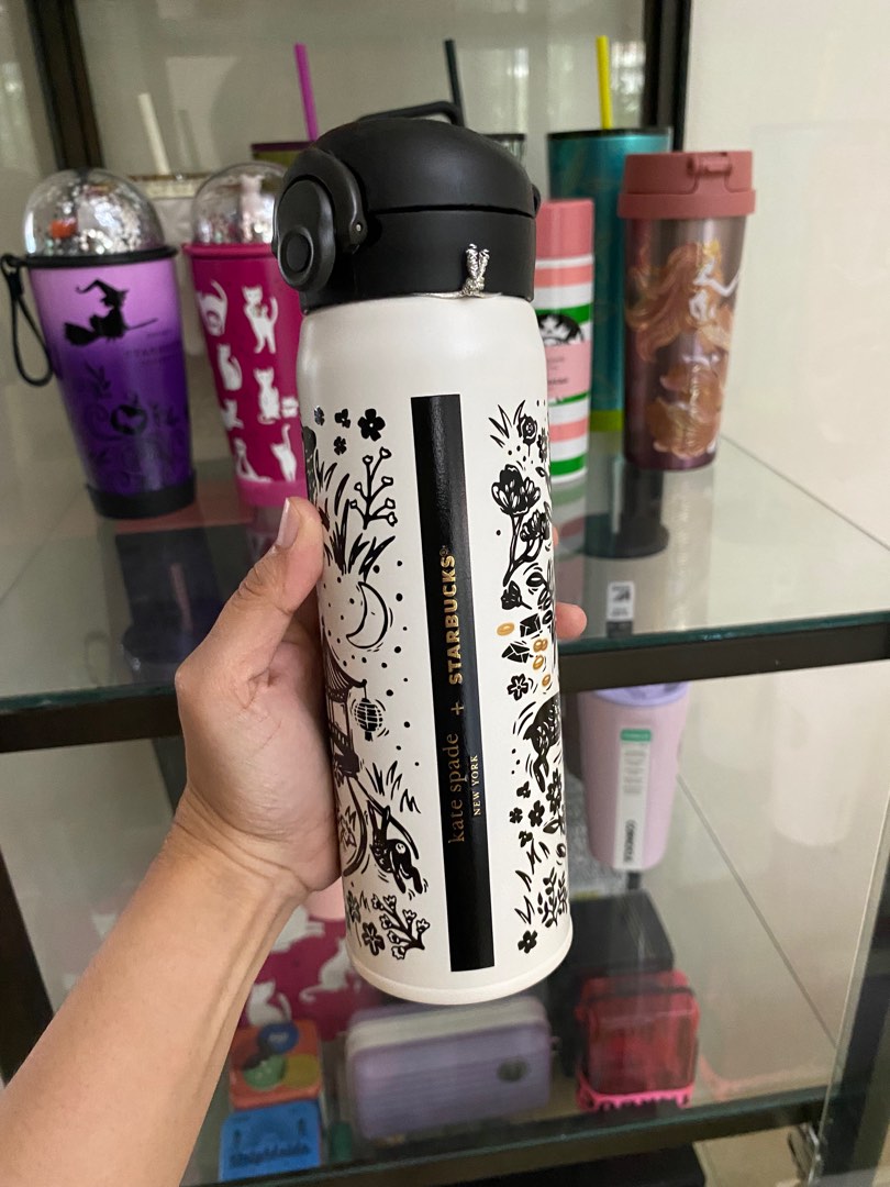 Starbucks Katespade x thermos, Kitchen & Appliances di Carousell