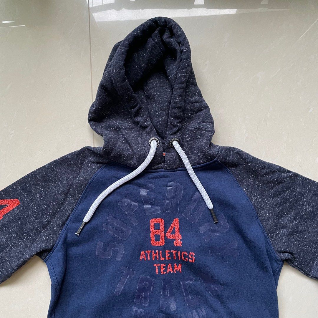 Mens blue superdry hoodie sale