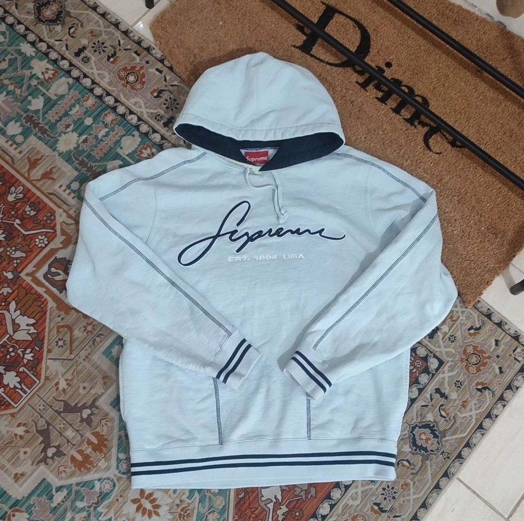 Cursive supreme 2025 hoodie