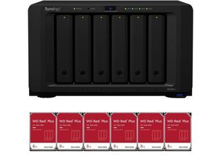 Synology DS1621+ DiskStation with 48TB (6 x 8TB)Western Digital NAS Drives