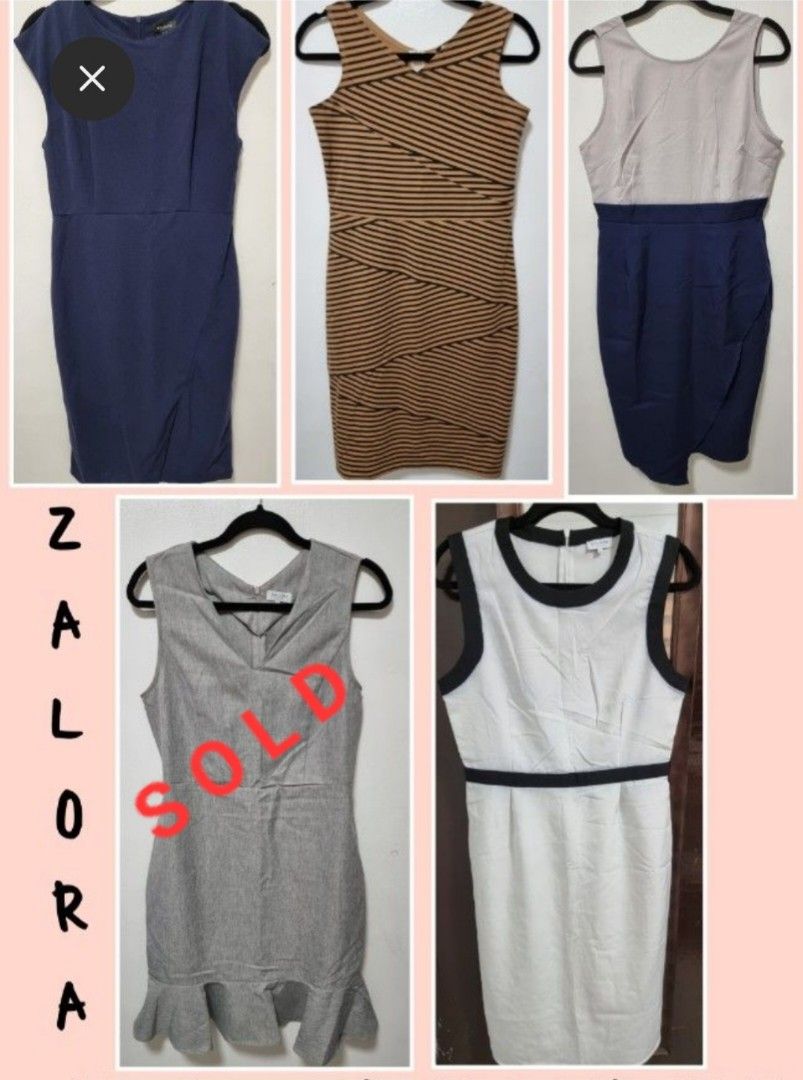 TAKE ALL ZALORA WOMEN S OFFICE WORK SEMI FORMAL DRESS LARGE Women s Fashion Dresses Sets Dresses on Carousell