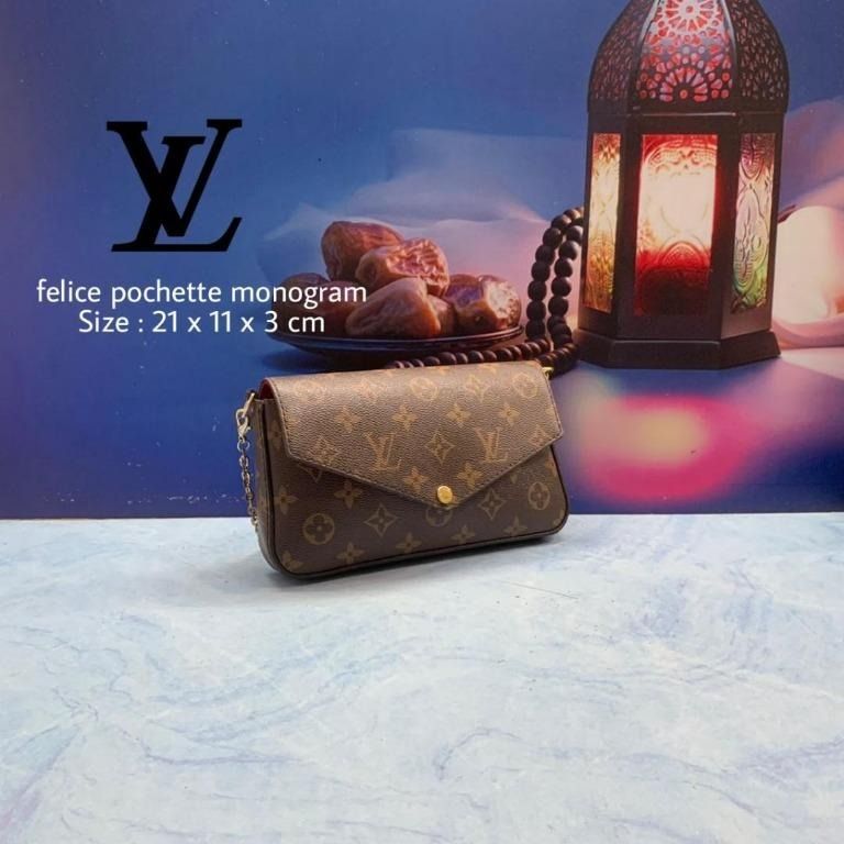 Jual TAS WANITA LV FELICE POCHETTE MONOGRAM CANVAS