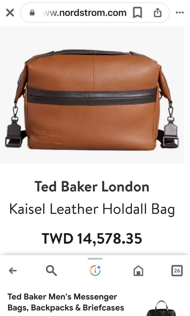 Ted baker outlet london messenger bag