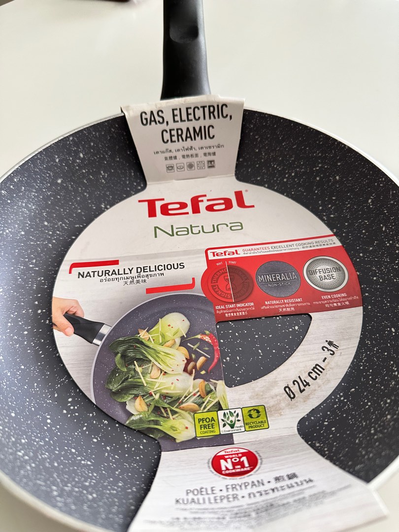 Tefal Natura Frypan 24cm, Furniture & Home Living, Kitchenware