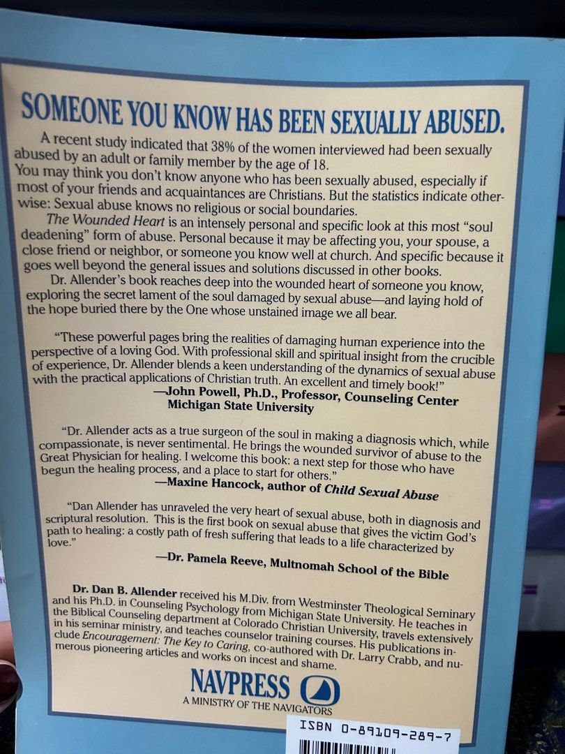 The Wounded Heart: Hope for Adult Victims of Childhood Sexual Abuse by ...