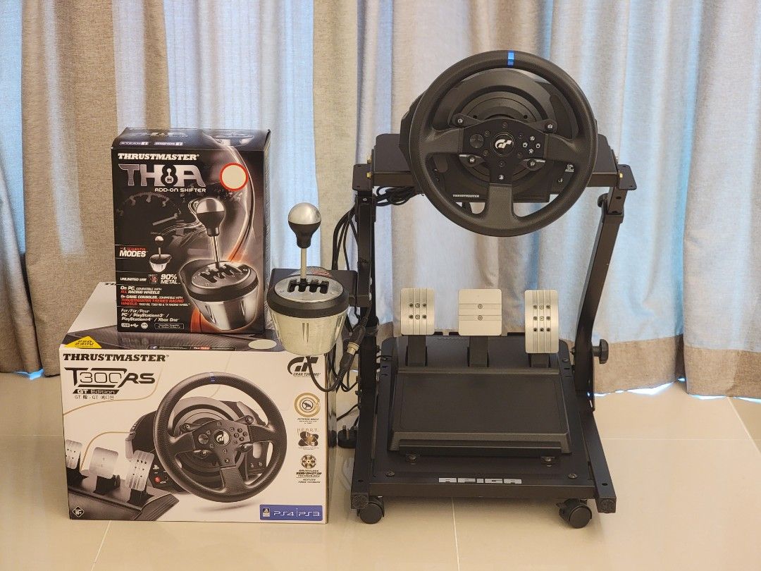 Thrustmaster T300 RS GT Edition 連TH8A波箱, 電子遊戲, 遊戲機配件