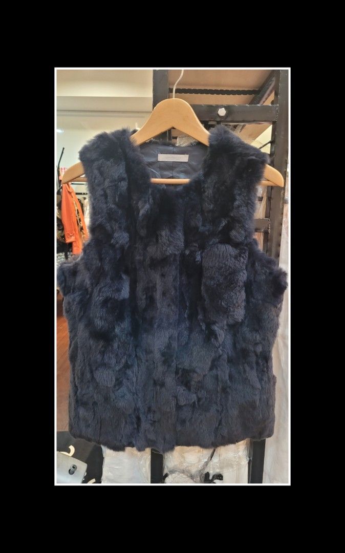 Tiedeur Rex Rabbit Fur Vest Women s Fashion Coats Jackets and