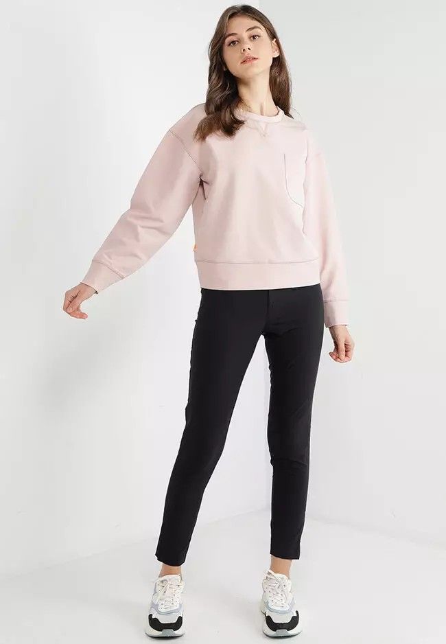 TIMBERLAND TIMBERLOOP HYBRID SWEATSHIRT FOR WOMEN PINK Women s