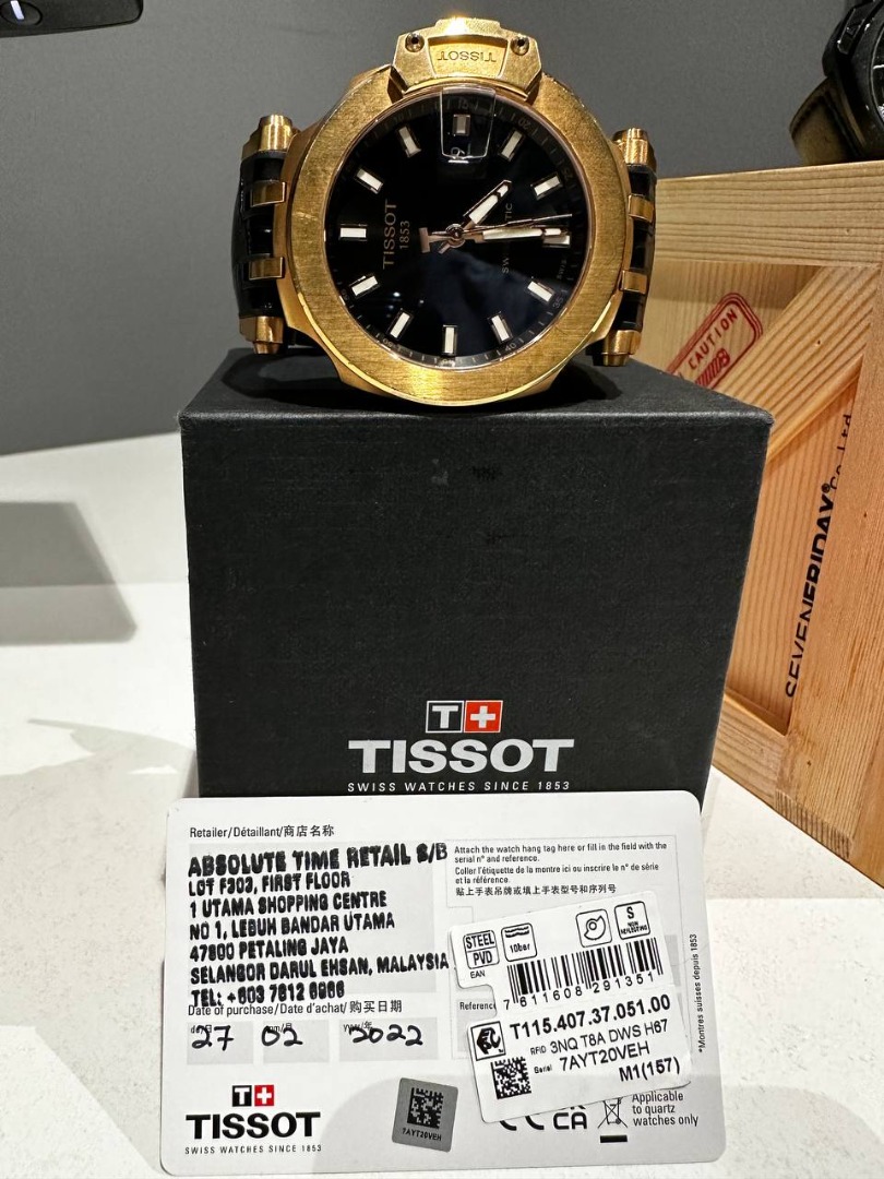 TISSOT T RACE SWISSMATIC Men s Fashion Watches Accessories