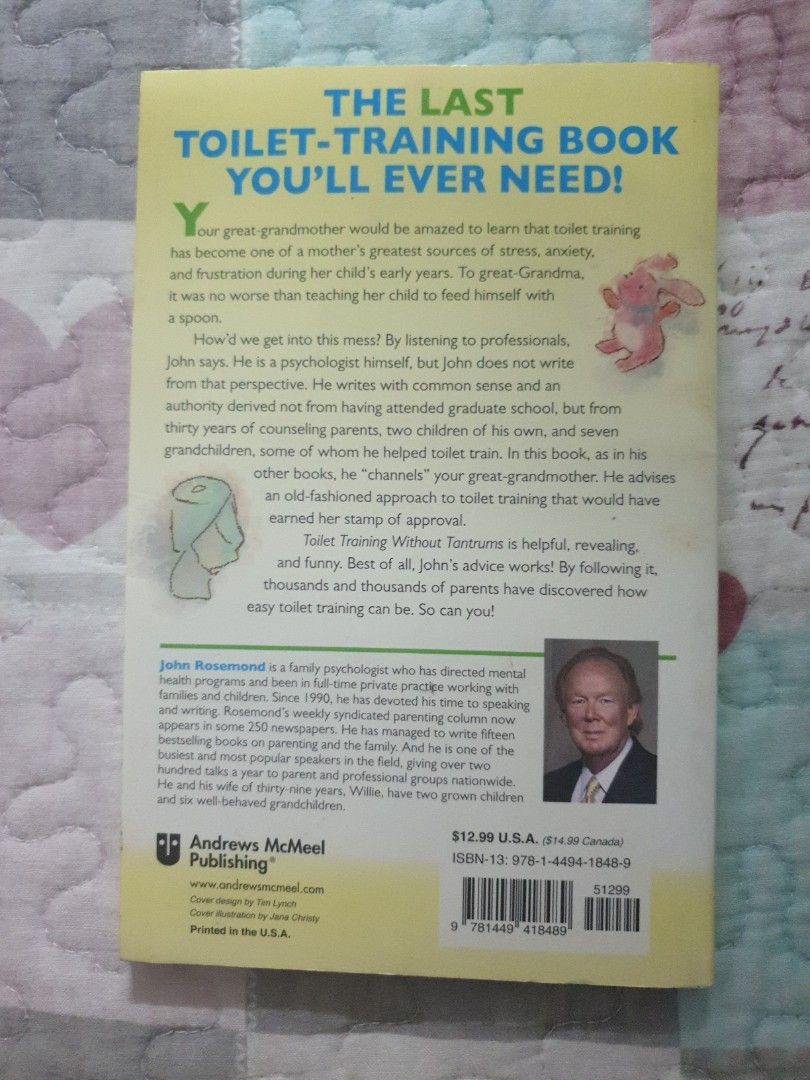 Toilet training without tantrum, Hobbies & Toys, Books & Magazines