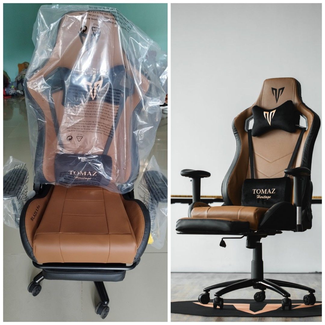 Tomaz Blaze X Pro Gaming Chair Brown Kerusi Gaming Blaze X Pro Brown Tomaz