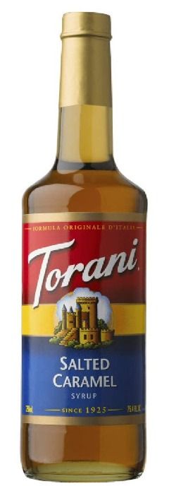 Torani Syrup, 25.4 oz. Salted Caramel, Food & Drinks, Spice & Seasoning ...