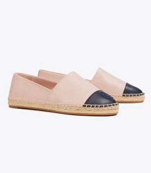 Tory burch shop espadrilles seashell pink