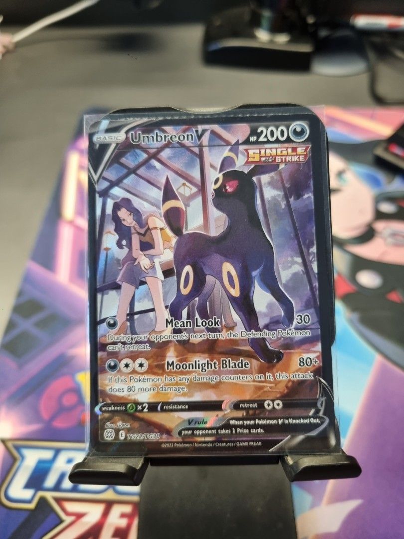 Umbreon V TG22/30 (Brilliant stars) Pokemon, Hobbies & Toys, Toys & Games  on Carousell