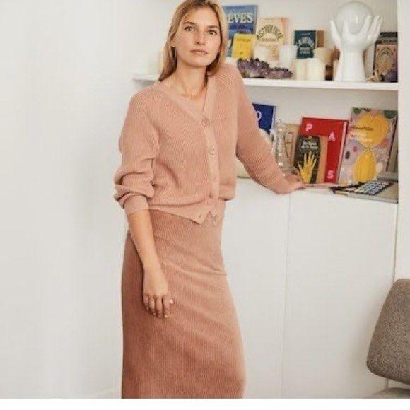 Uniqlo cotton cashmere sales cardigan