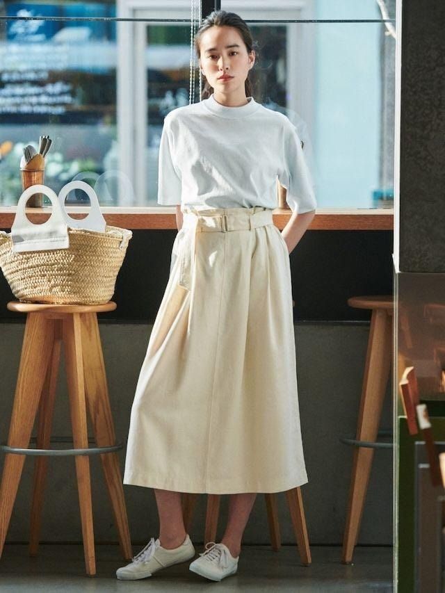 Uniqlo Linen Rayon Skirt
