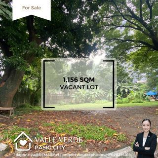 Valle Verde Vacant Lot for Sale! Pasig City