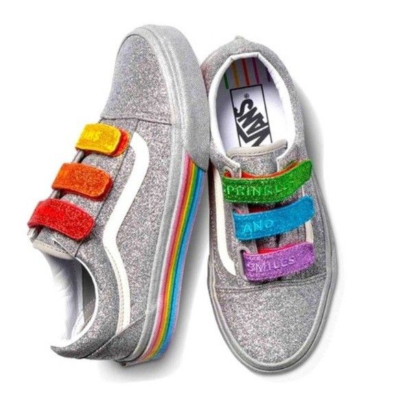 New vans multicolor top