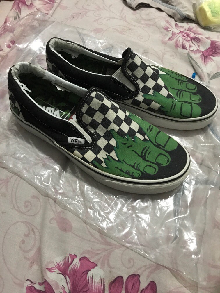 Sepatu vans marvel hulk top