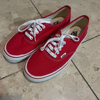 二手Vans基本款經典款小紅鞋old skool vans shoes
