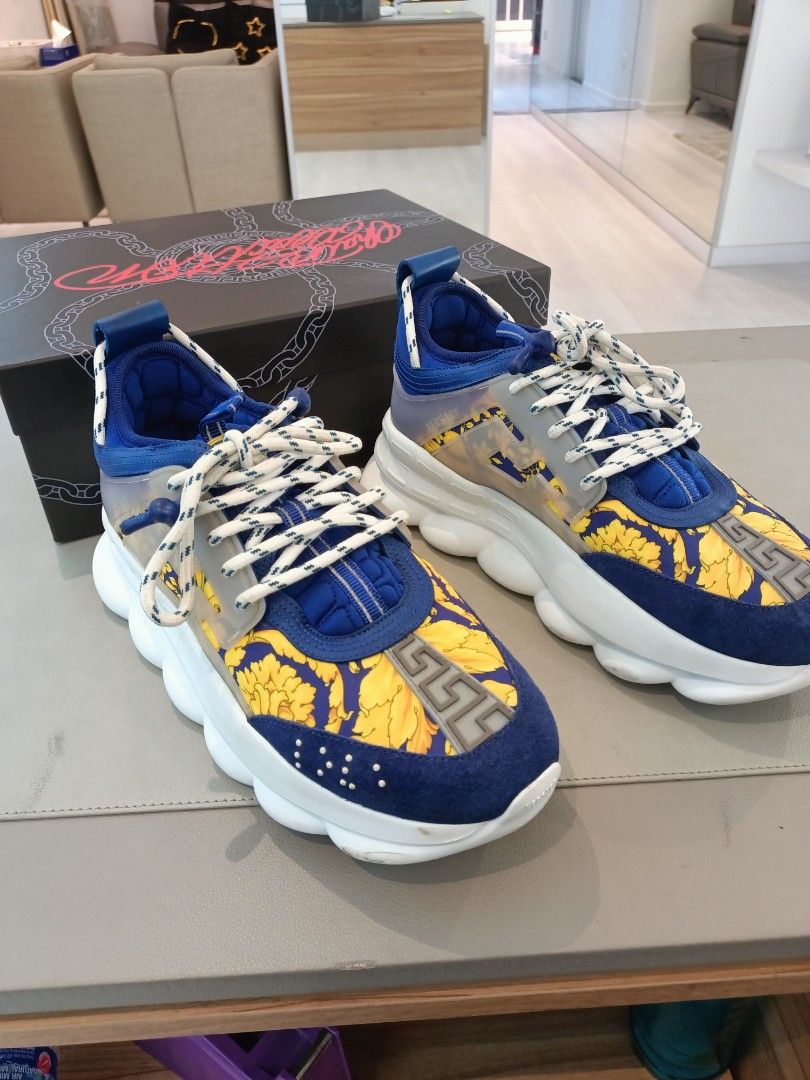VERSACE CHAIN REACTION Men s Fashion Footwear Sneakers on Carousell