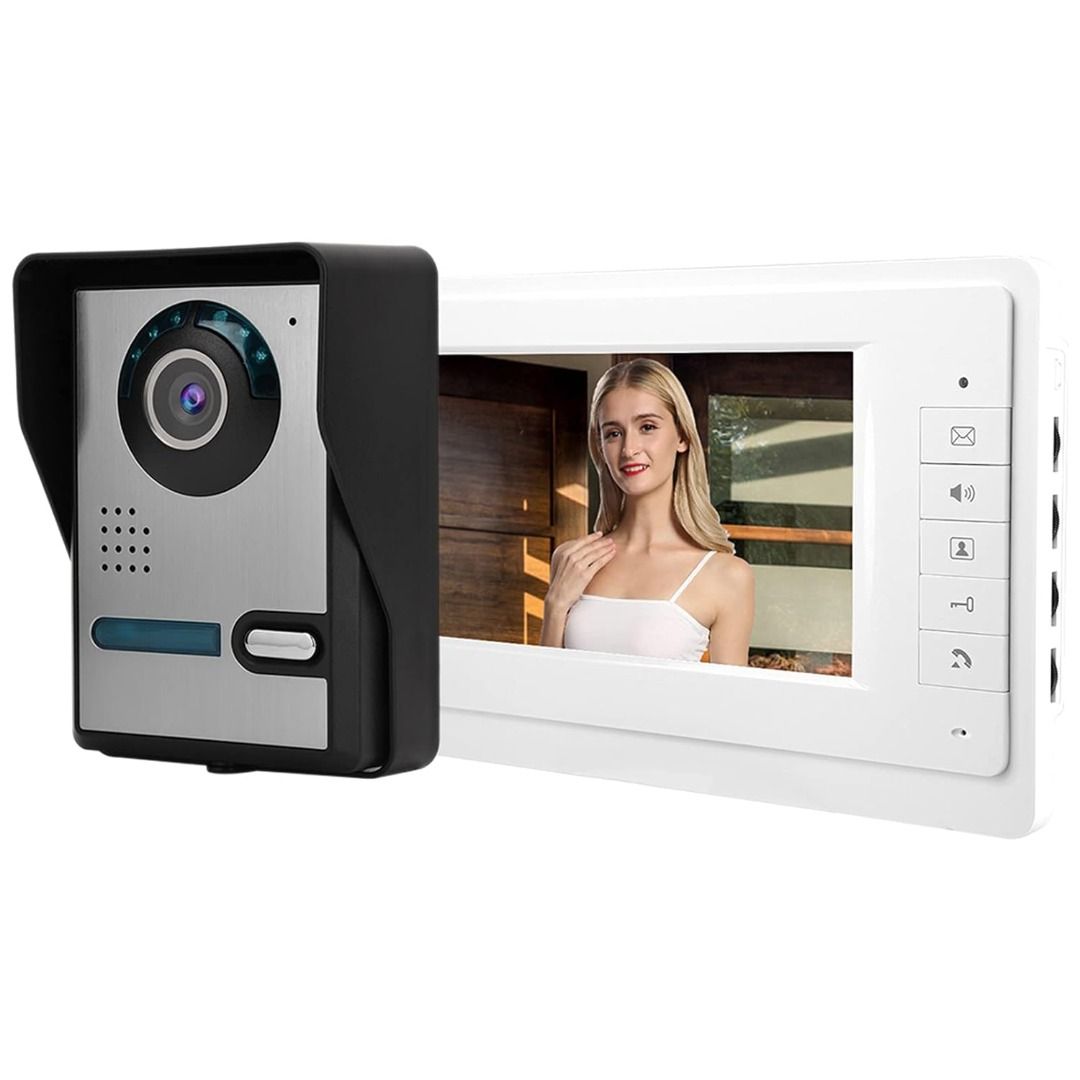 Video Doorbell, Night Vision Wall Mounted Ultra Thin Video Door Phone