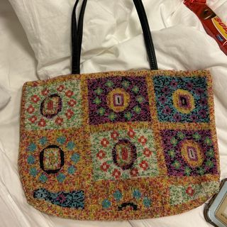 Vintage Beaded tote bag - looks like fendi’s