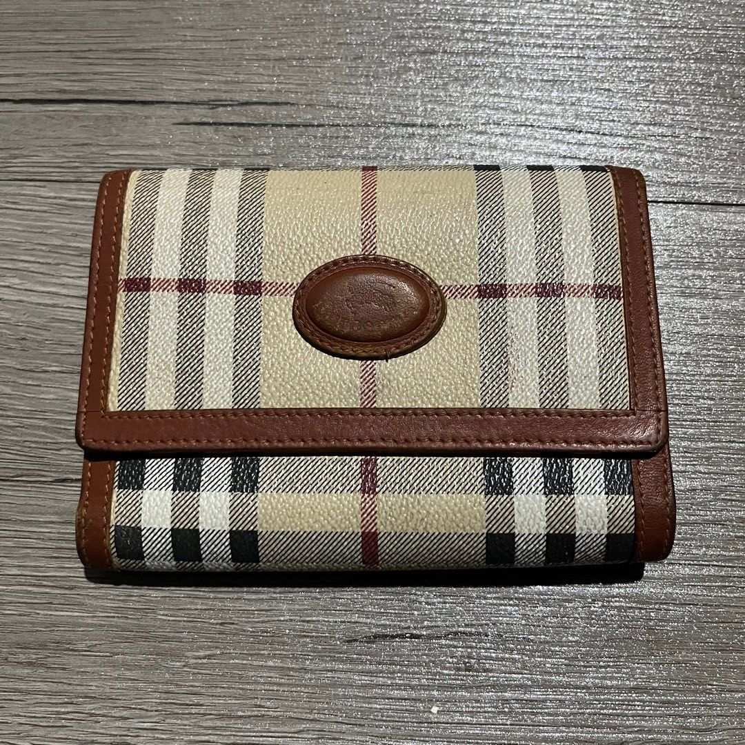 Burberry Wallet Vintage Original, Women's Fashion, Bags & Wallets, Wallets  & Card holders on Carousell