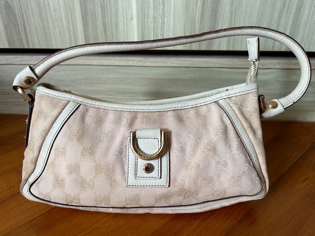 Pink gucci side bag best sale