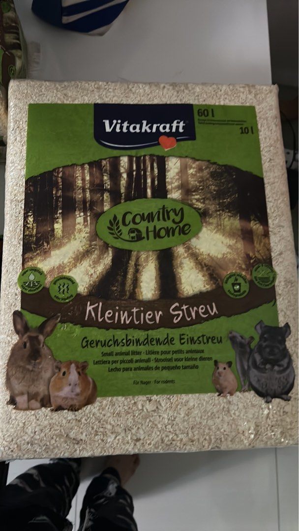 Vitakraft Country Home Small Animal Litter 60L, For Hamsters, Rabbits, Rodents, Pet Supplies