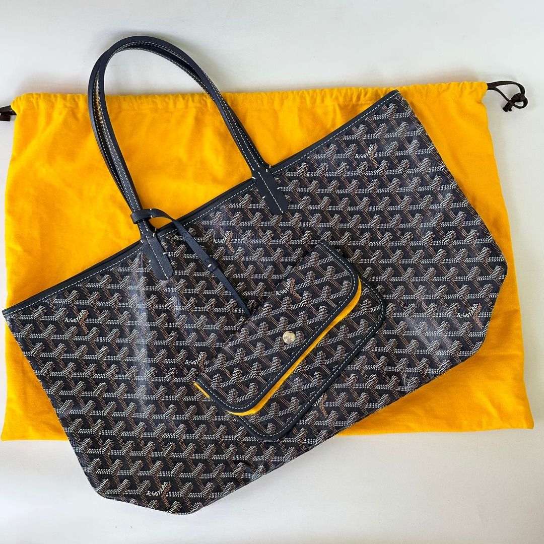 Goyard St Louis Tote in Khaki, Barang Mewah, Tas & Dompet di Carousell