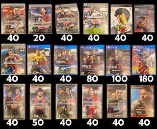 Winning Eleven PES PS4 PS3 PS2 games $20-$180