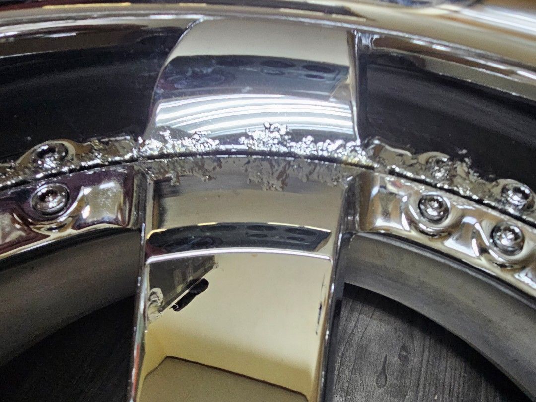 Work vs-kf Chrome 19 inch, Car Accessories, Tyres & Rims on Carousell