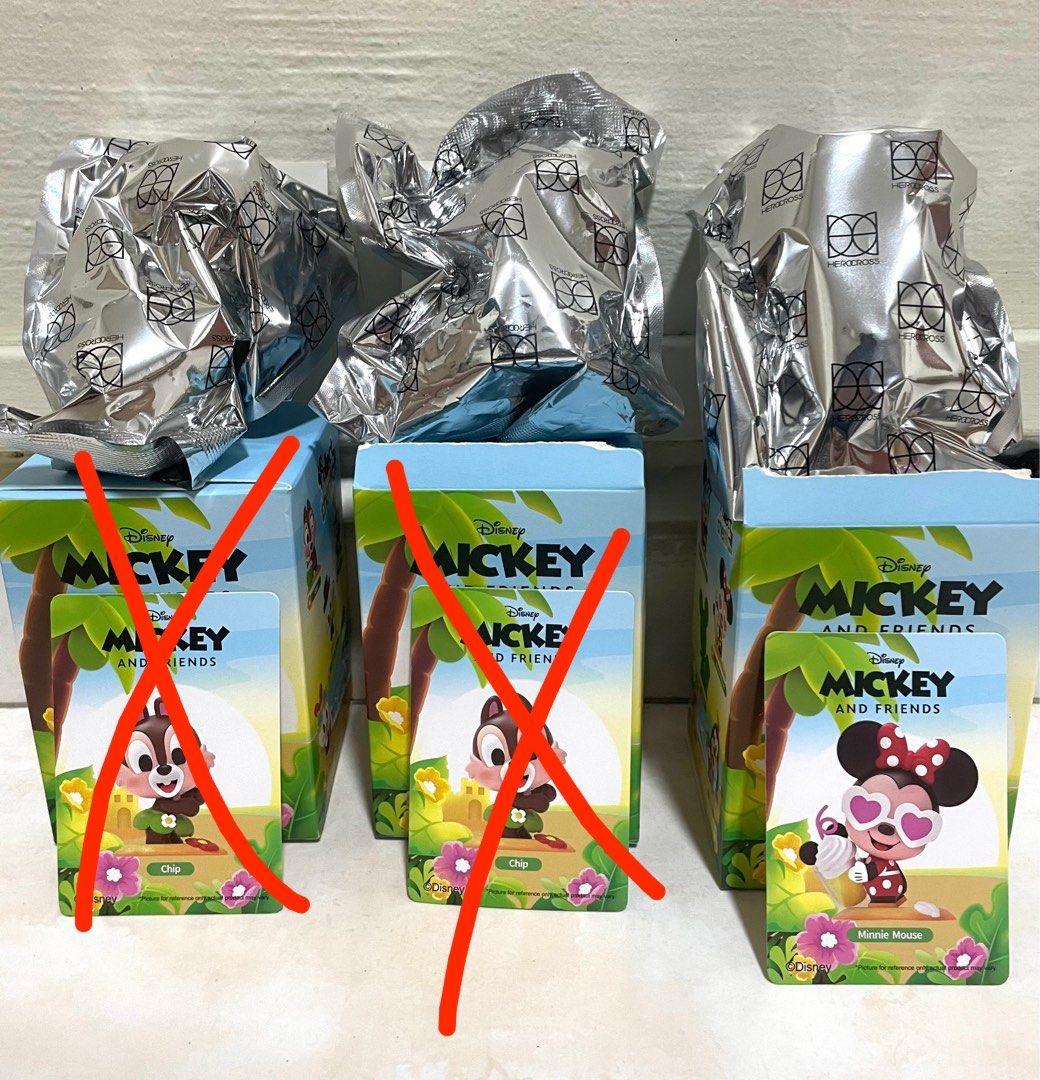 WTS Disney Mickey and friends beach blind box, Hobbies & Toys, Toys & Games  on Carousell