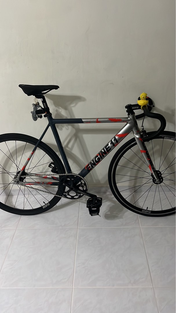 wtt/wts engine 11 vortex fixie orange and blue, Sports Equipment