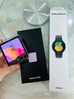 Z flip 5 256gb + FREE galaxy watch 5