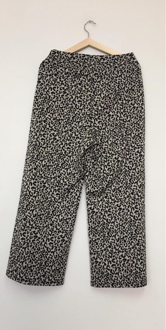 Cheetah pants zara hot sale