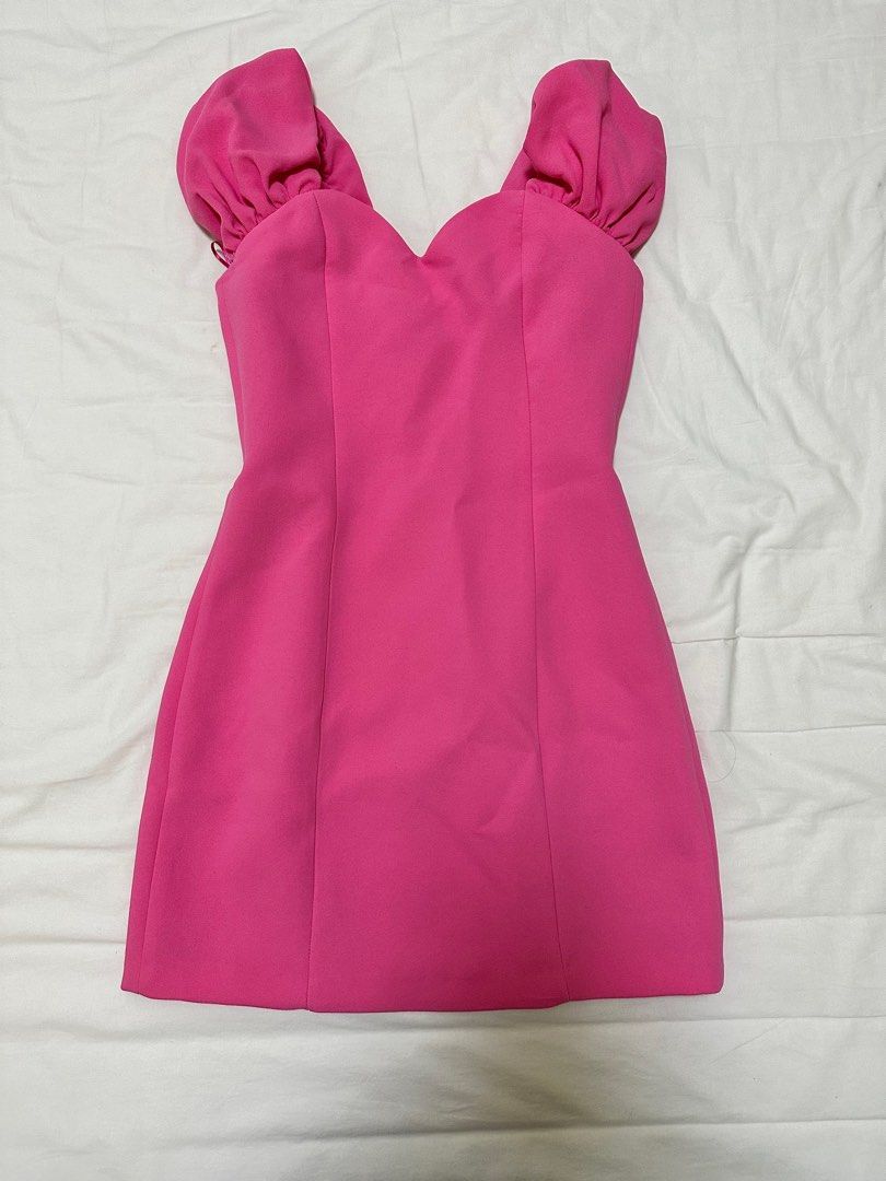 Zara Pink Dress (Category: Dresses) located in Paranaque City. Submitted by DeclutterMommaKim (Listing ID 1257442879, Image 2). Description: Only used once for event.