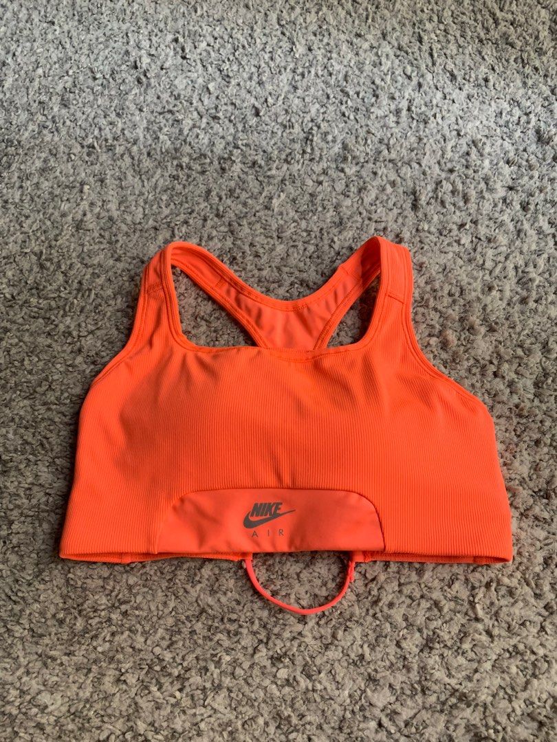 100% Authentic Brand New Nike Sports Bra - XL Orange Colour, Women's  Fashion, Activewear on Carousell