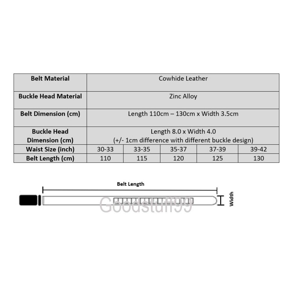 115cm in outlet belt size