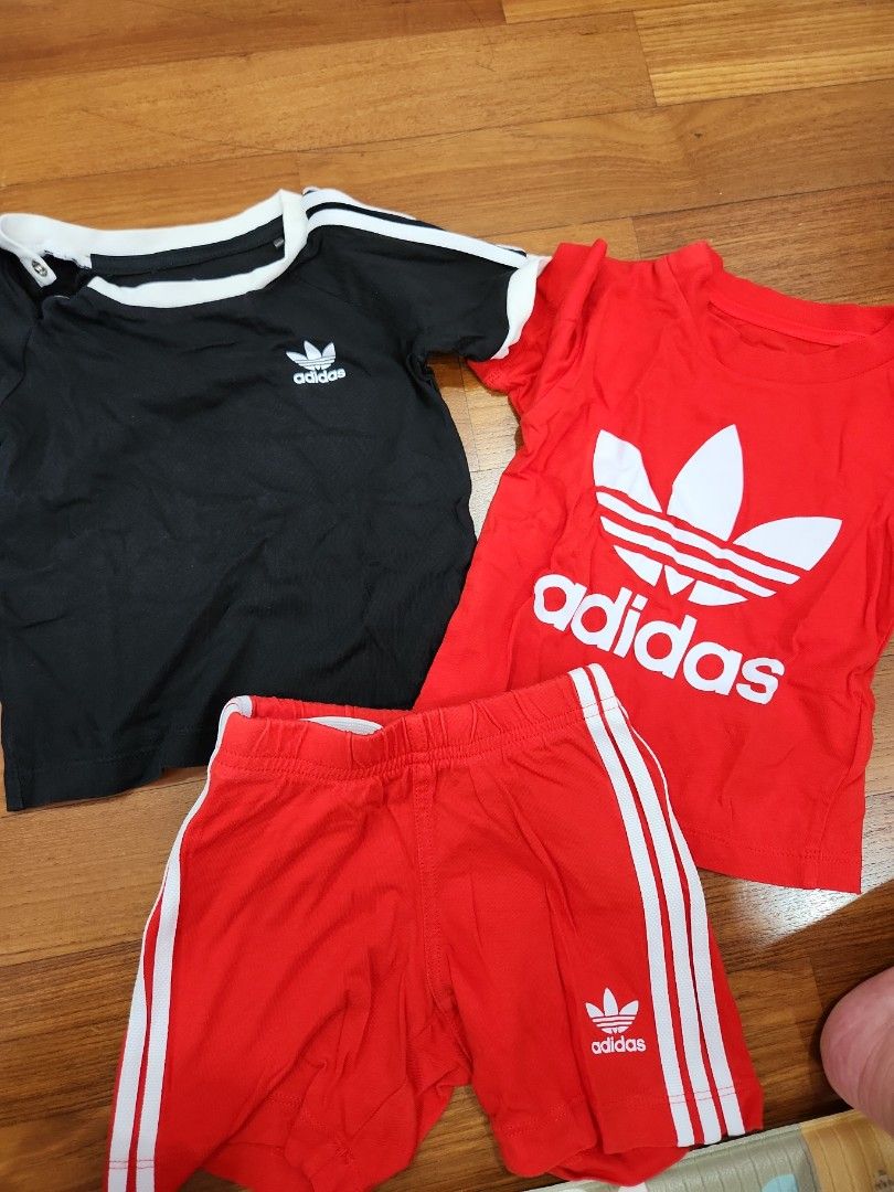 12 3 pcs Size 80 toddler clotheds kid adidas sprt wear Babies