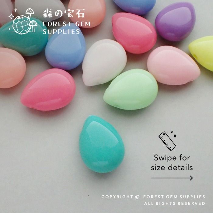 Plastic teardrop beads store