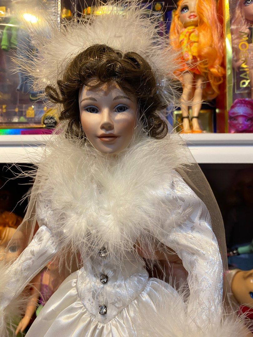 19 Bride Doll Porcelain Winter Romance by Sandra Bilotto 1996 Hobbies Toys Toys Games on Carousell