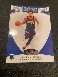 2020-21 Panini Contenders JAMES WISEMAN Draft Class Rookie RC # 15 WARRIORS.