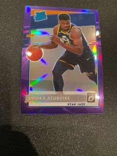 2020 Donruss Optic Rated Rookie Udoka Azubuike Holo Purple Prizm #177 Utah Jazz