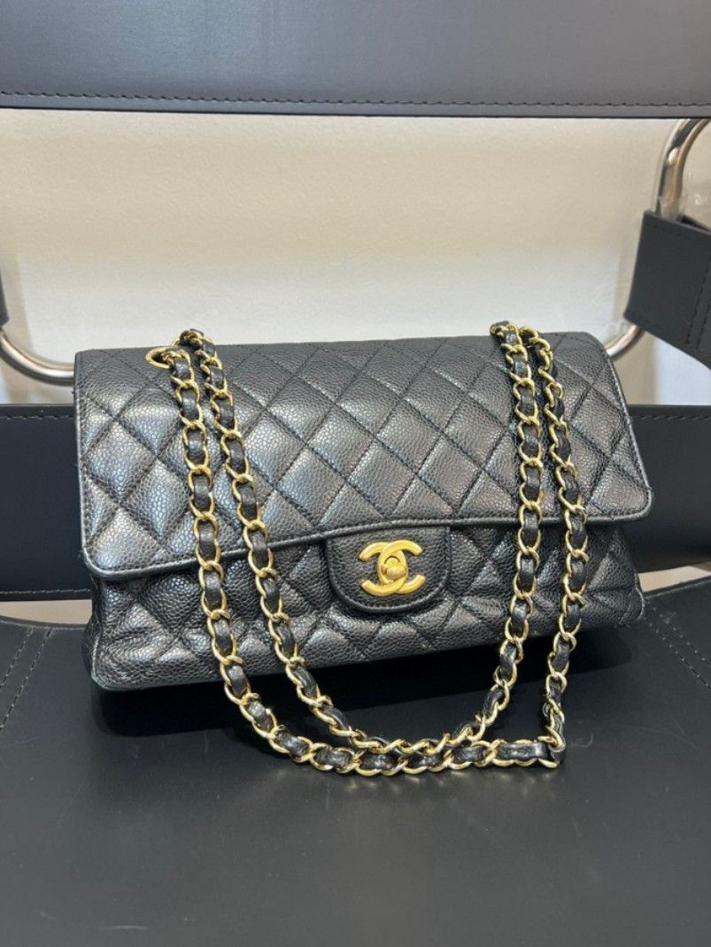 Chanel Sheepskin Trapezio Mini Flap Bag - FINAL SALE (SHF-21135